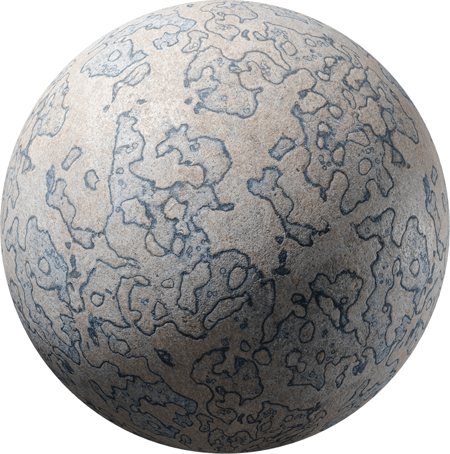 Smooth marble-like texture