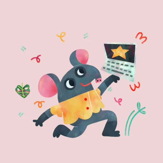 Illustration in Woolly style